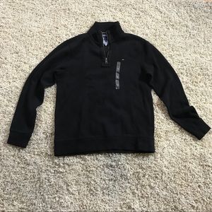 NWOT Tommy Hilfiger Zip-Up Black Sweater